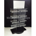 Jewellery Shop Counter Top Advertising Equipment Wholesale Luxury Rotating Acrylic Jewelry Display Sets